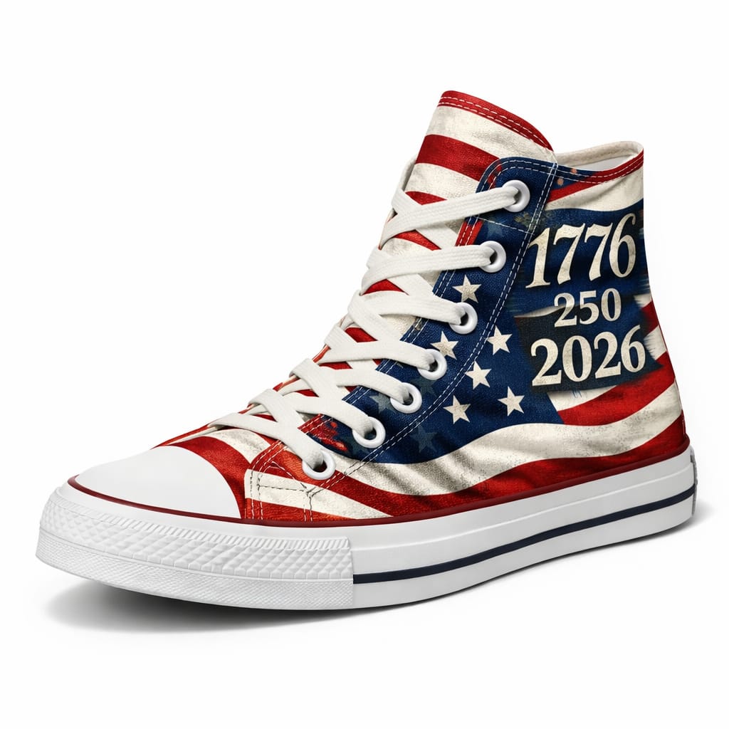 White shoes paired with the Founders set.